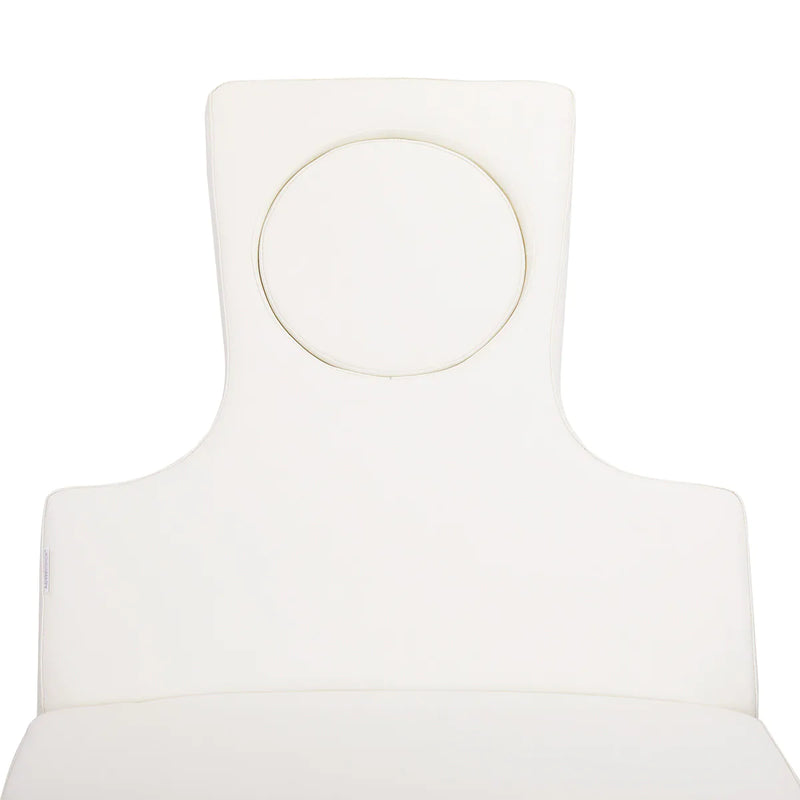 ACTIVESHOP Spa-kosmetikliege azzurro 815b white mit beleuchtung beheizbar