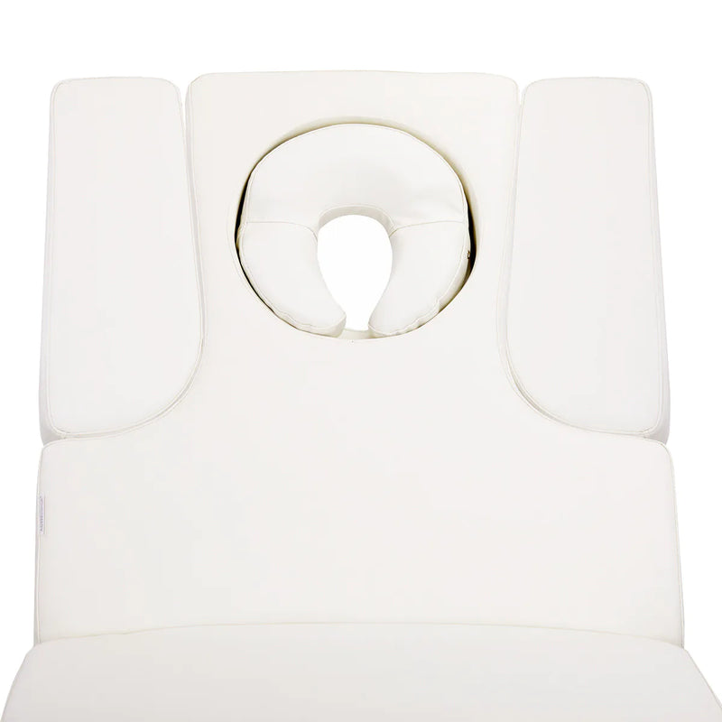 ACTIVESHOP Spa-kosmetikliege azzurro 815b white mit beleuchtung beheizbar