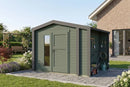 Weka Gartenhaus Killarney, 300x250, Grüngrau/Anthrazit