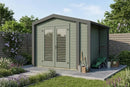 Weka Gartenhaus Killarney, 300x250, Grüngrau/Anthrazit