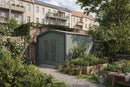 Weka Gartenhaus Killarney, 300x300, Grüngrau/Anthrazit