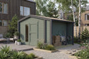 Weka Gartenhaus Killarney, 350x300, Grüngrau/Anthrazit