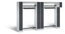 C+P Offene Garderobe, H1950xB2840xT480mm