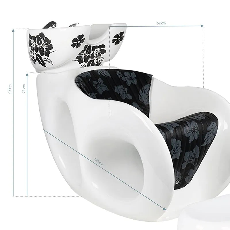 ACTIVESHOP Gabbiano Friseur-Waschanlage malwa schwarz