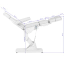 ACTIVESHOP Elektrische Kosmetikliege Podologie Kate 4 Motoren weiß