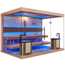 Mazur MUE-1240 Trockensauna mit HARVIA-Ofen 12 kW 250 x 180 x 210 cm