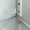 MAXIMA Gastro Kühlschrank - 1400 l - 6 Einstellbare Regale (2/1 GN) - auf Rädern - Rostfreier Stahl