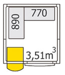 NordCap shelving system Z 140-170 / 144-174