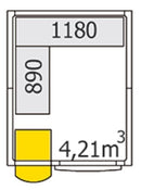 NordCap shelving system Z 140-200 / 144-204