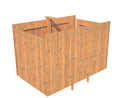 Palmako Carport 23,1 m2 Geräteraum