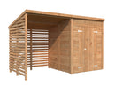 Palmako Gerätehaus Leif 3,0+2,9 m² aus Holz