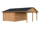 Palmako Roger 19,0+16,2 m2 mit Holztor