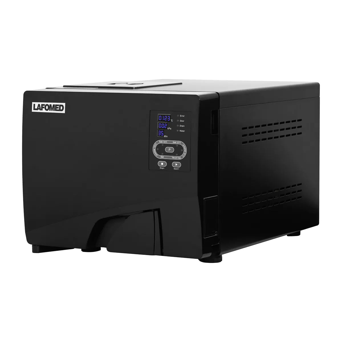 LAFOMED AUTOKLAV STANDARD LINE LFSS08AA LED MIT DRUCKER 8 L KL. B MEDICAL SCHWARZ