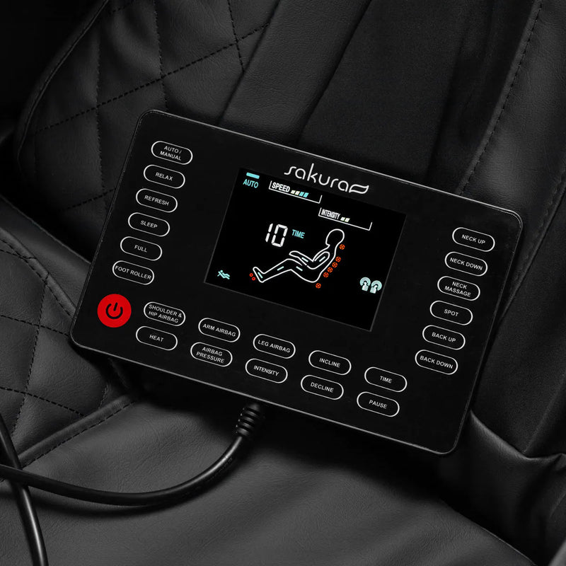 ACTIVESHOP Sakura Massagesessel Standard 801 schwarz-rot