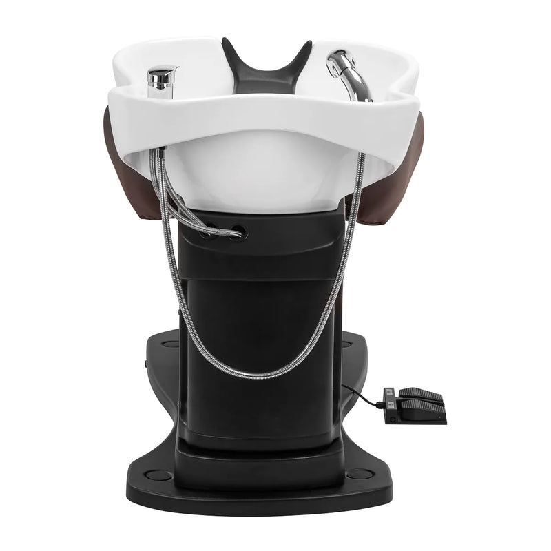 ACTIVESHOP Gabbiano elektrische Friseurwaschanlage TRYCHO braun