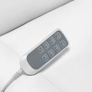 ACTIVESHOP Elektrischer Kosmetikliege SILLON CLASSIC 4 Motoren mit Wiege weiß