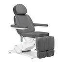 ACTIVESHOP Elektrische Kosmetikliege SILLON CLASSIC 3 Motoren mit Pedi-Wiege grau