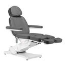 ACTIVESHOP Elektrische Kosmetikliege SILLON CLASSIC 3 Motoren mit Pedi-Wiege grau