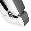 ACTIVESHOP Elektrische Kosmetikliege SILLON CLASSIC 3 Motoren mit Pedi-Wiege grau