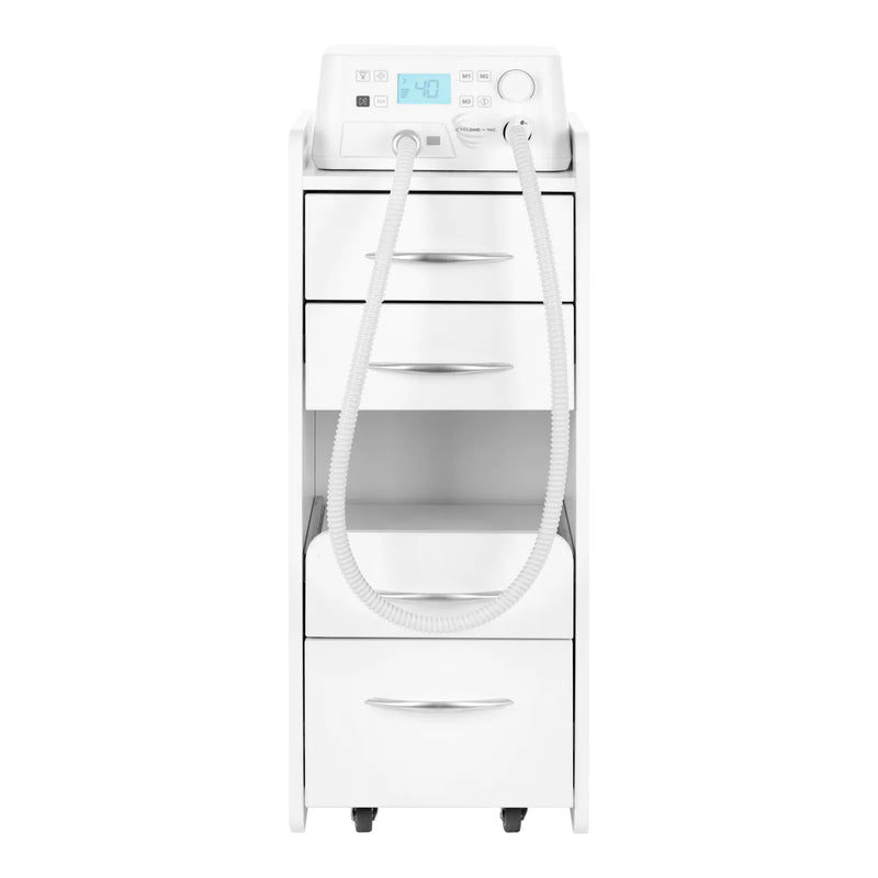 ACTIVESHOP KIT Saeyang Marathon Cyclone-Vac Nagelfräser mit Absorber + Minischrank 969 weiß