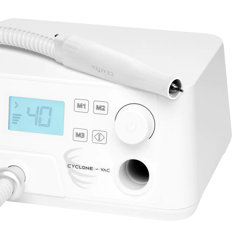 ACTIVESHOP KIT Saeyang Marathon Cyclone-Vac Nagelfräser mit Absorber + Minischrank 969 weiß