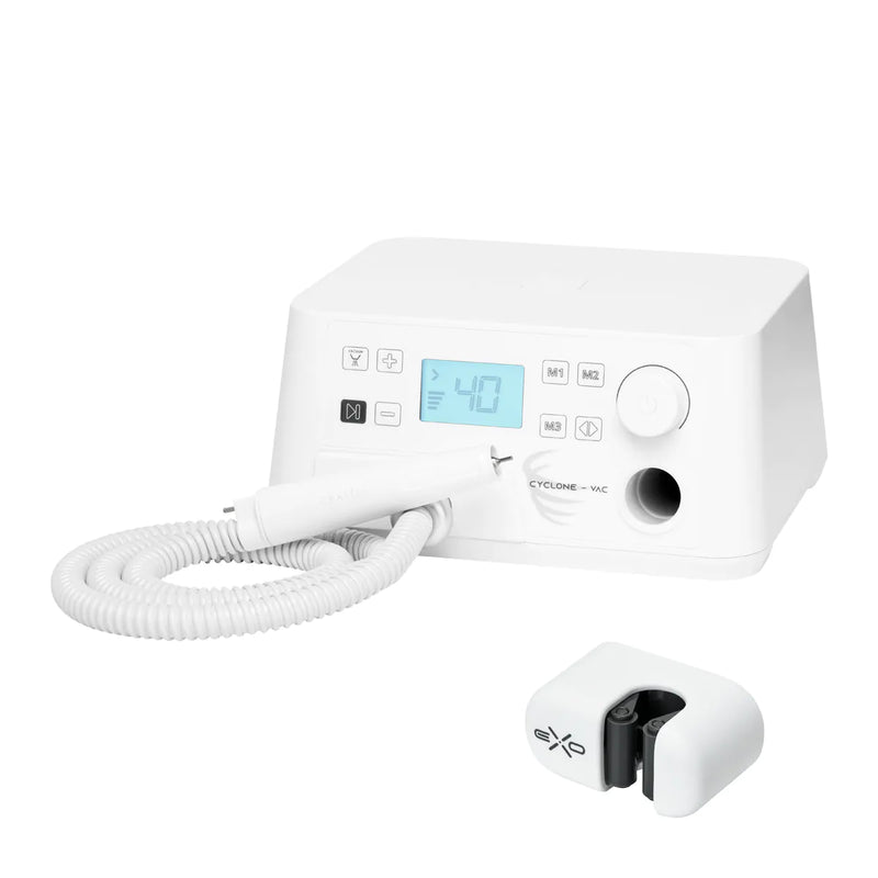 ACTIVESHOP KIT Saeyang Marathon Cyclone-Vac Nagelfräser mit Absorber + Minischrank 969 weiß