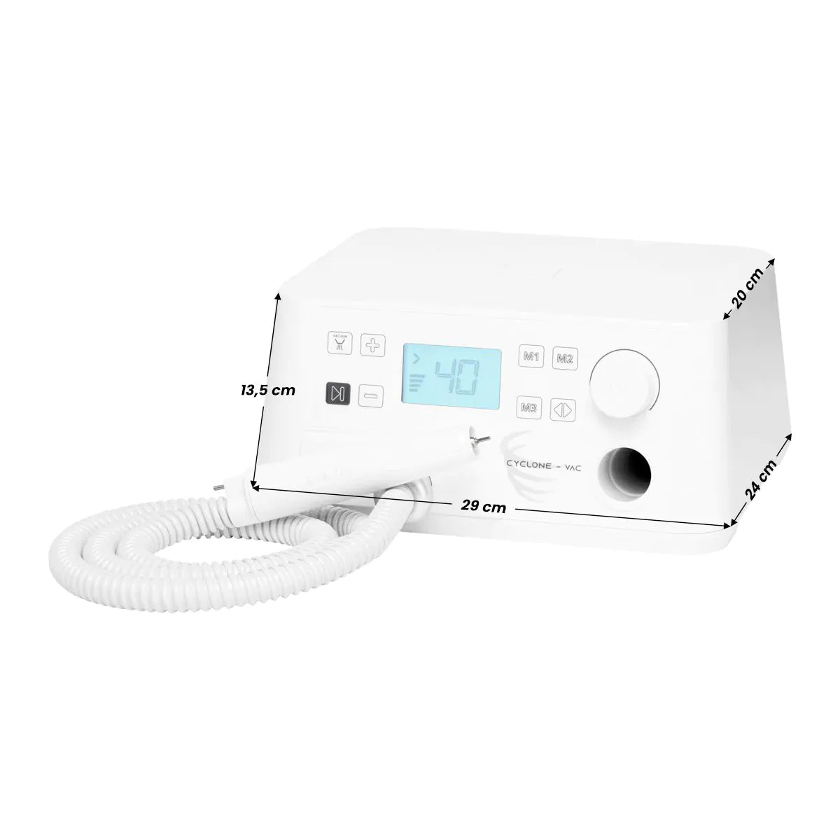 SAEYANG KIT Saeyang Marathon Cyclone-Vac Nagelfräser mit Absorber + Minischrank 969 weiß