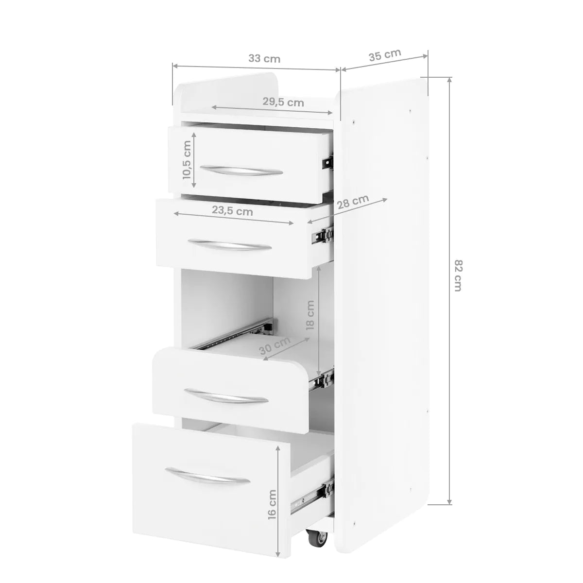 SAEYANG KIT Saeyang Marathon Cyclone-Vac Nagelfräser mit Absorber + Minischrank 969 weiß