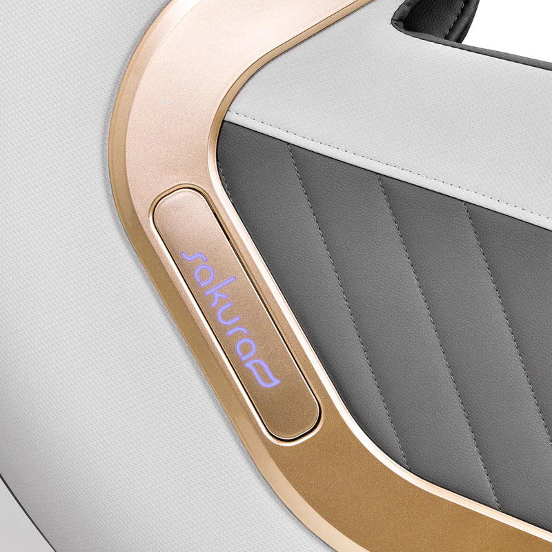 ACTIVESHOP Sakura Massagesessel Classic 802A Weiß-Grau