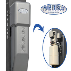 Twinbusch 2-post lift 3.6 t - barrier-free - Profi Line - GREY-Line – Vorschau 2