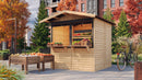Timbela Verkaufsstand aus Holz M149Z – 205 x 199 cm – 4 m2 – Bild 6