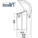 Benslift Reifenwuchtmaschine BL450W