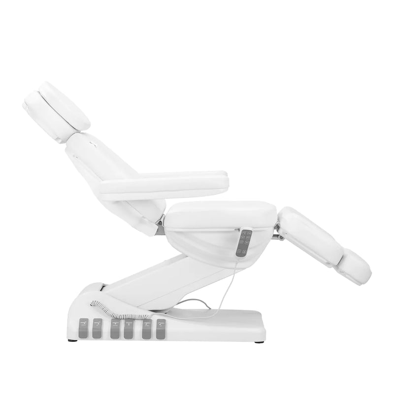 ACTIVESHOP Elektrischer Kosmetiksessel SILLON Luxury 3 Motoren weiß Fußschalter