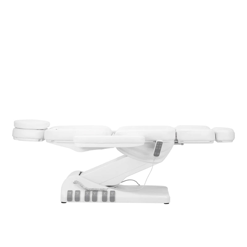 ACTIVESHOP Elektrischer Kosmetiksessel SILLON Luxury 3 Motoren weiß Fußschalter