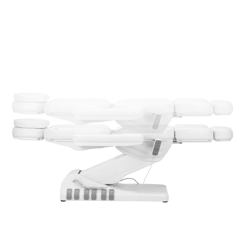 ACTIVESHOP Elektrischer Kosmetiksessel SILLON Luxury 3 Motoren weiß Fußschalter