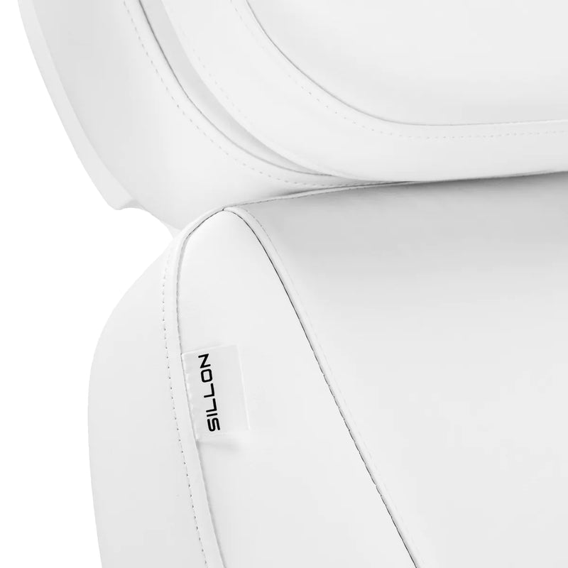 ACTIVESHOP Elektrischer Kosmetiksessel SILLON Luxury 3 Motoren weiß Fußschalter