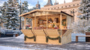 Timbela Verkaufsstand aus Holz M150B – 303 x 199 cm – 6 m2 – Bild 7