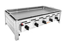 Locher Gas-Kombi-Tischbräter 5 Brenner