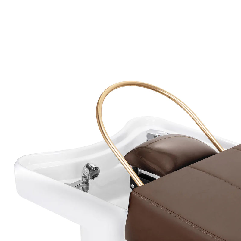 ACTIVESHOP Gabbiano Friseurwaschbecke Liege Head Spa 017 braun