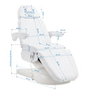 ACTIVESHOP Azzurro Lux Kosmetikliege 3m Weiß