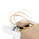 ACTIVESHOP Gabbiano Friseurwaschbecke Liege Head Spa 017B beige