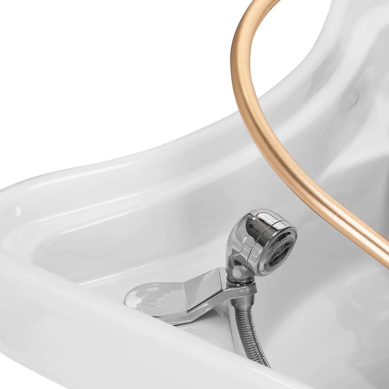 ACTIVESHOP Gabbiano Friseurwaschbecke Liege Head Spa 017B beige