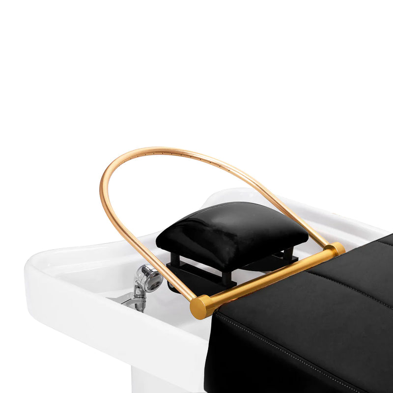 ACTIVESHOP Gabbiano Friseurwaschbecke Liege Head Spa 017B schwarz