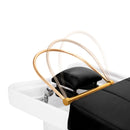 ACTIVESHOP Gabbiano Friseurwaschbecke Liege Head Spa 017B schwarz