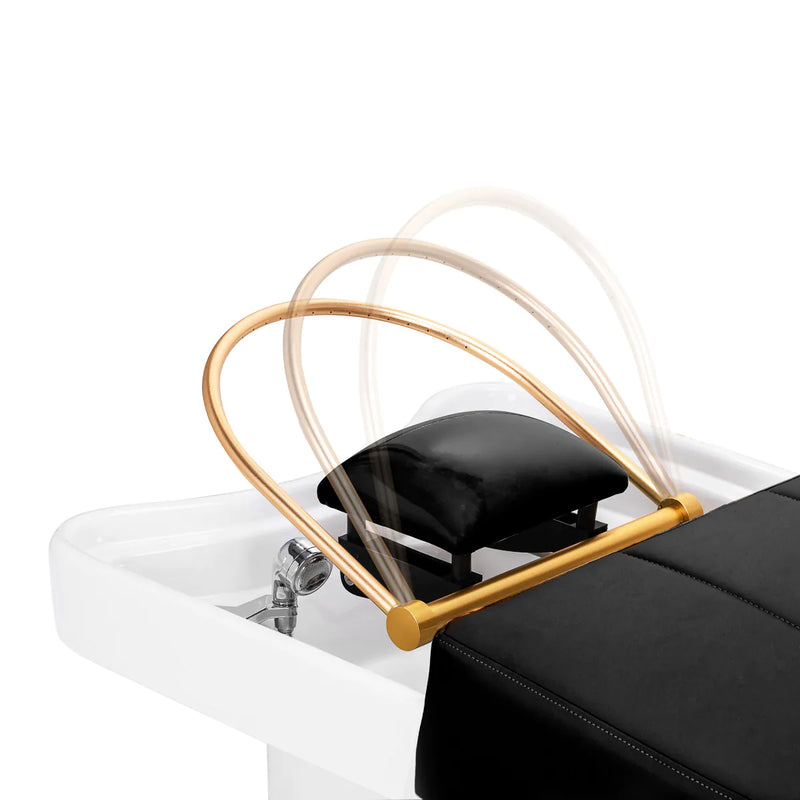 ACTIVESHOP Gabbiano Friseurwaschbecke Liege Head Spa 017B schwarz