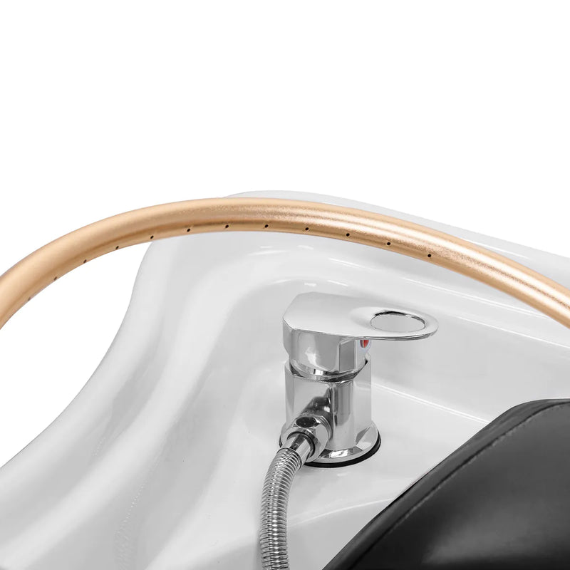 ACTIVESHOP Gabbiano Friseurwaschbecke Liege Head Spa 017B schwarz