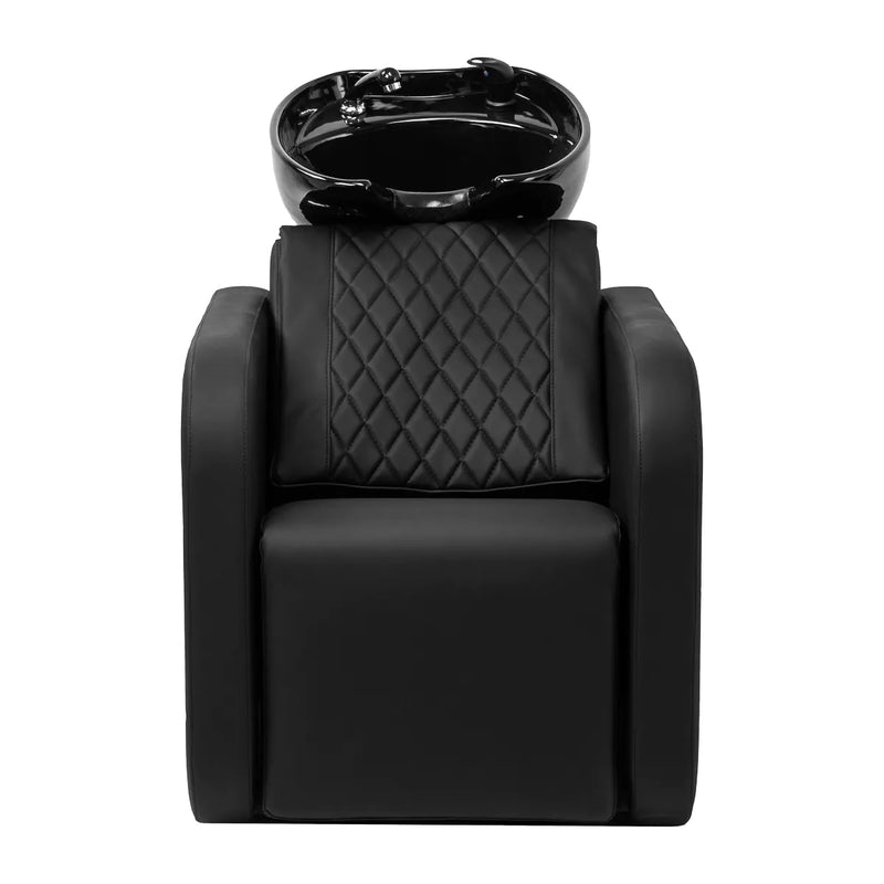 ACTIVESHOP Gabbiano Friseurwaschbecke Sylvia schwarz