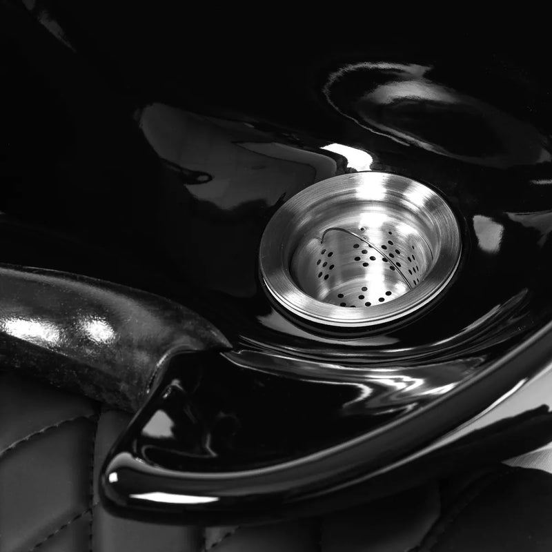 ACTIVESHOP Gabbiano Friseurwaschbecke Sylvia schwarz