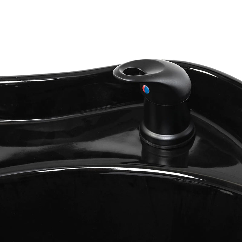 ACTIVESHOP Gabbiano Friseurwaschbecke Sylvia schwarz