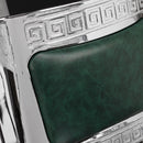 ACTIVESHOP Barberstuhl Gabbiano President Grün Chrom